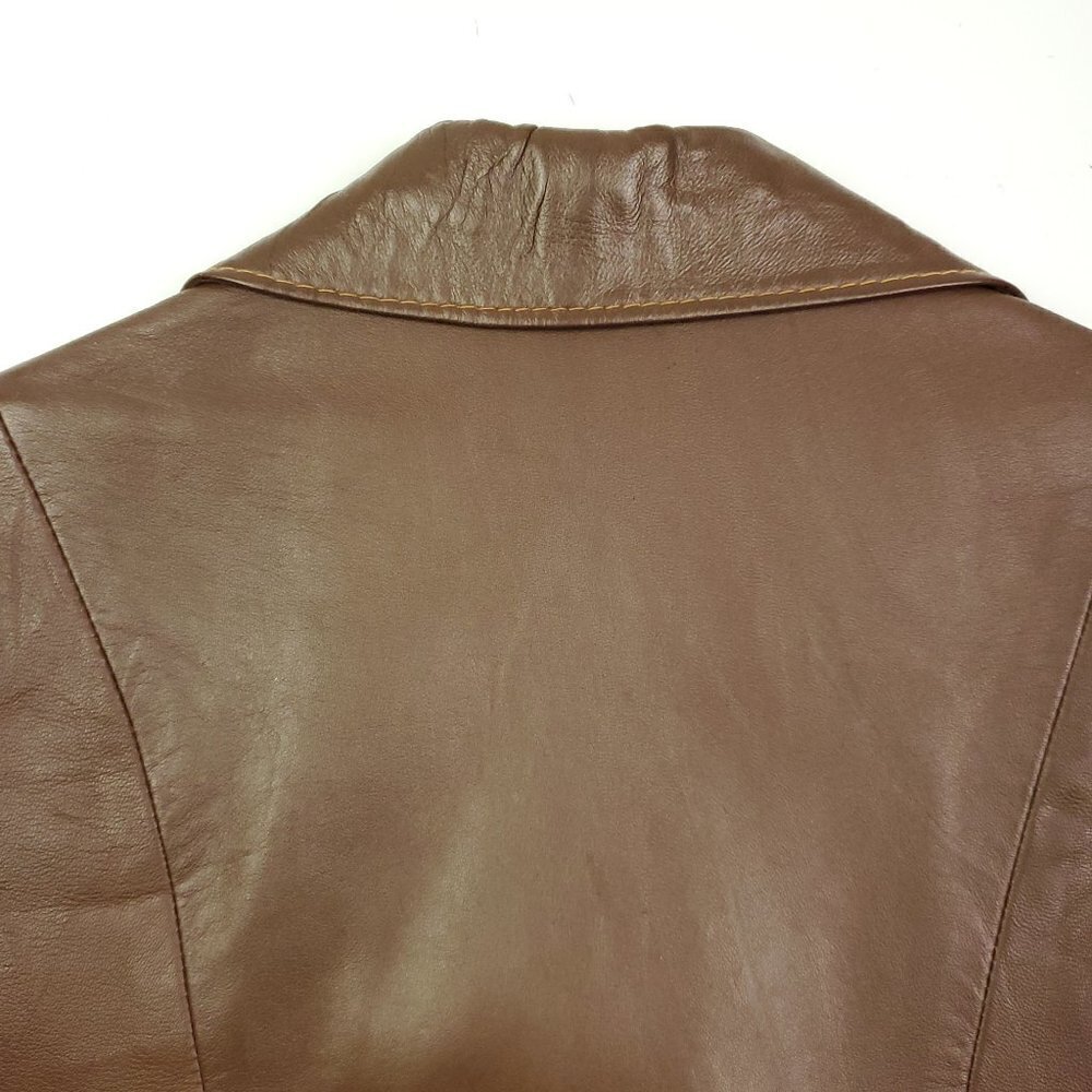 Echtes Leder Futter Leather Jacket Vintage 1970s Germany Women 38 EU (Small US) - Picture 14 of 15